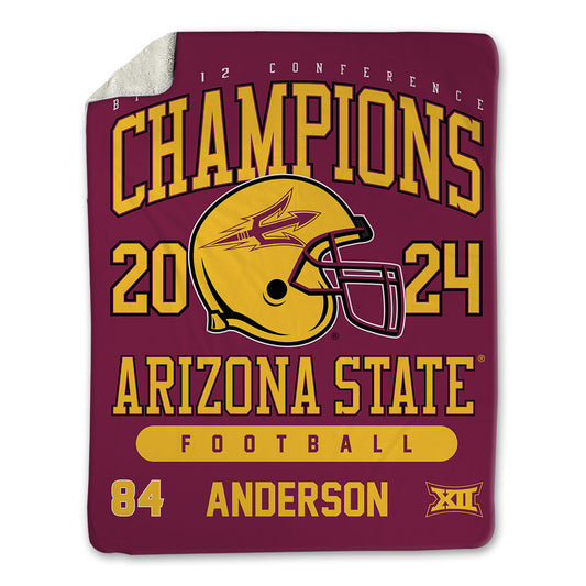 Arizona State - NCAA Football : Landen Anderson - Big12 Blanket-0