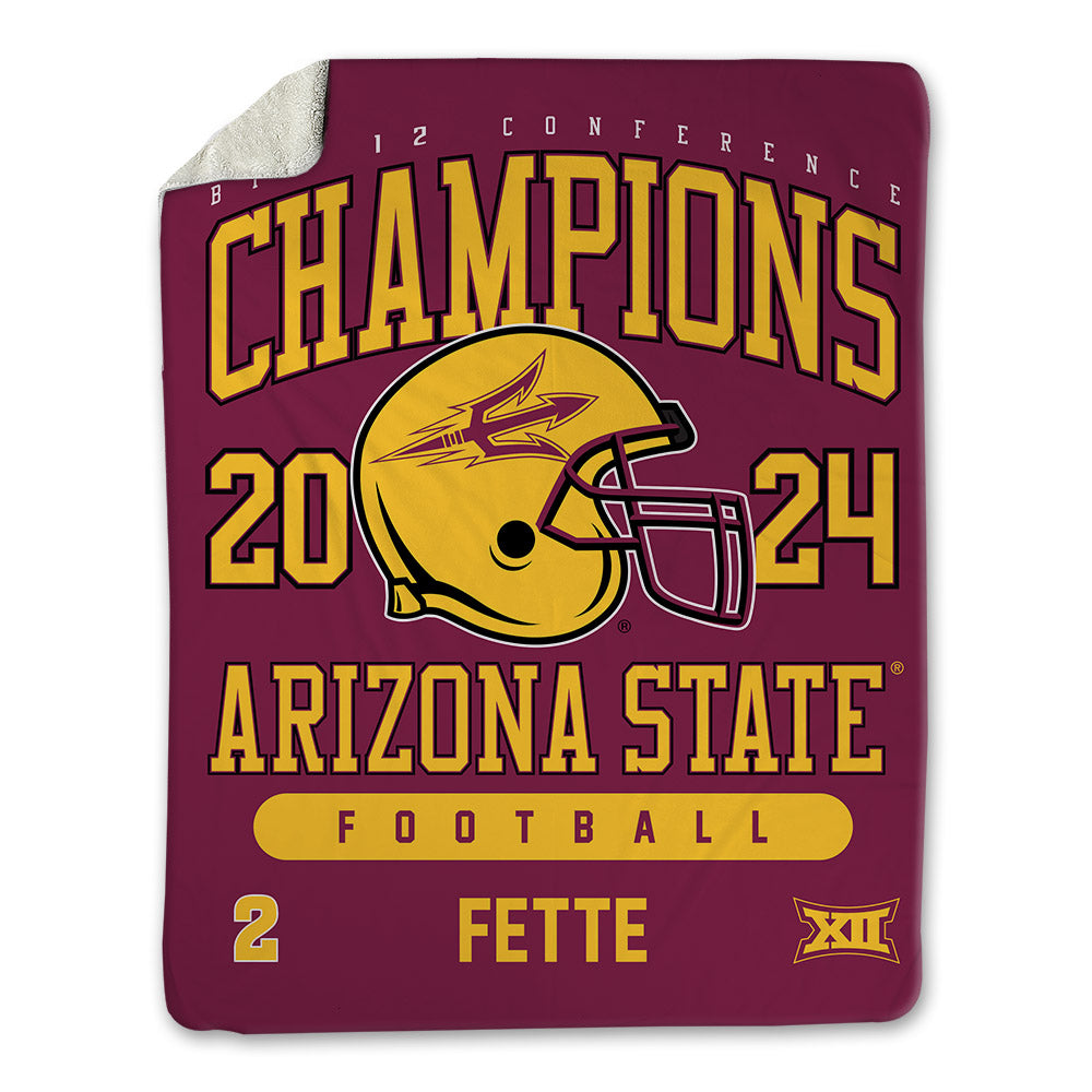 Arizona State - NCAA Football : Jake Fette - Big12 Blanket-0