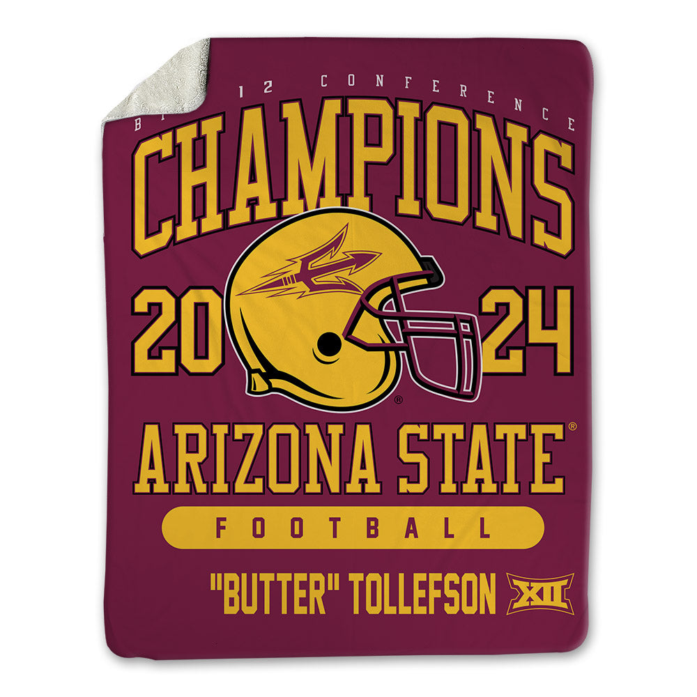 Arizona State - NCAA Football : Michael "Butter" Tollefson - Big12 Blanket-0