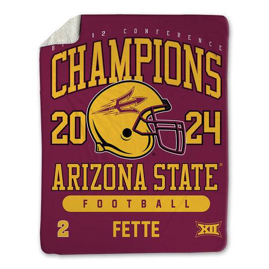Arizona State - NCAA Football : Jake Fette - Big12 Blanket-0