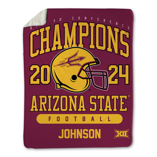 Arizona State - NCAA Football : Jeremiah Johnson - Big12 Blanket-0
