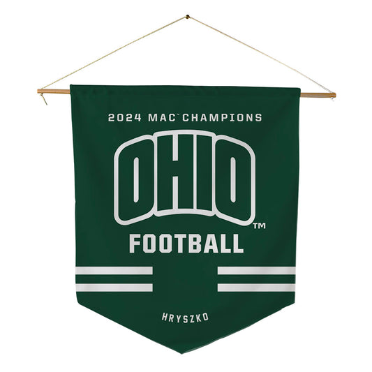 Ohio - NCAA Football : Will Hryszko - MAC Pennant - 18" x 21"-0
