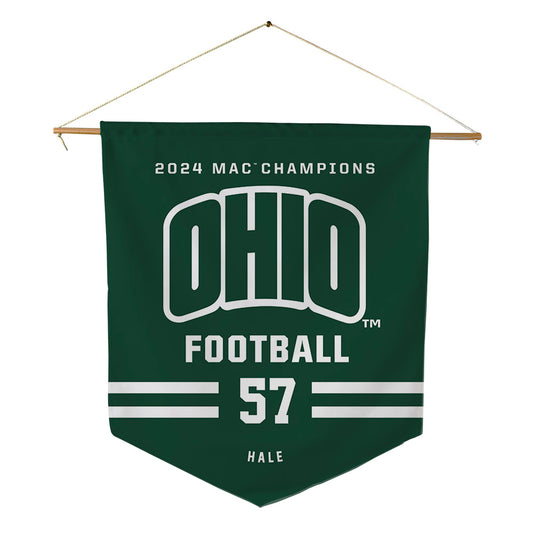 Ohio - NCAA Football : Nathan Hale - MAC Pennant - 18" x 21"-0