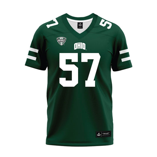 Ohio - NCAA Football : Nathan Hale - MAC Green Premium Football Jersey-0