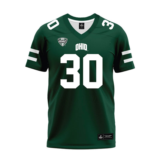 Ohio - NCAA Football : Charlie Christopher - MAC Green Premium Football Jersey-0