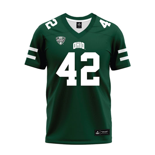 Ohio - NCAA Football : Magnus Haines - MAC Green Premium Football Jersey-0