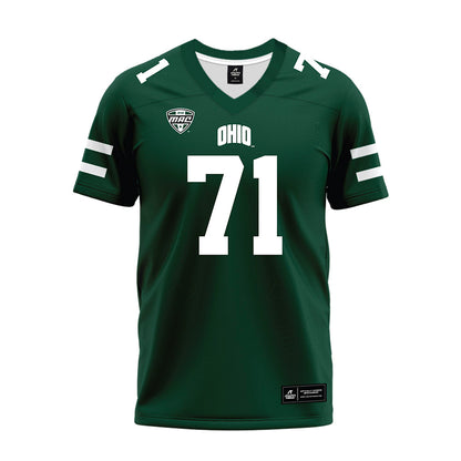 Ohio - NCAA Football : Cassius Hulbert - MAC Green Premium Football Jersey-0