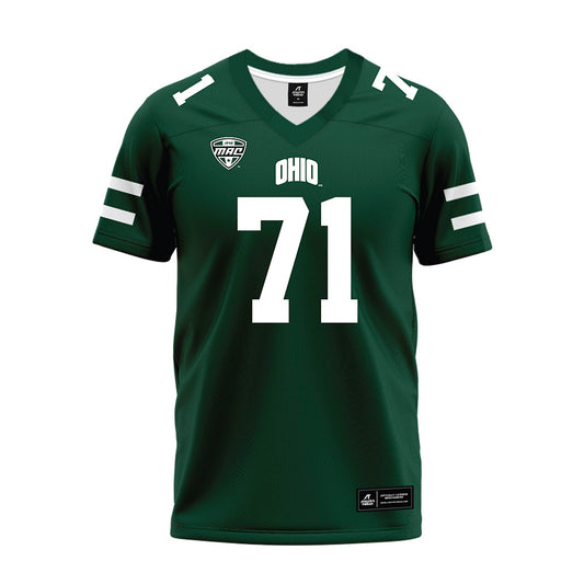 Ohio - NCAA Football : Cassius Hulbert - MAC Green Premium Football Jersey-0