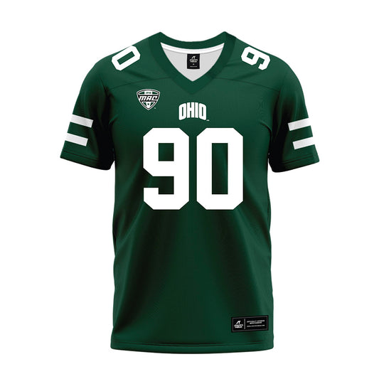 Ohio - NCAA Football : Kolten Bartels - MAC Green Premium Football Jersey-0