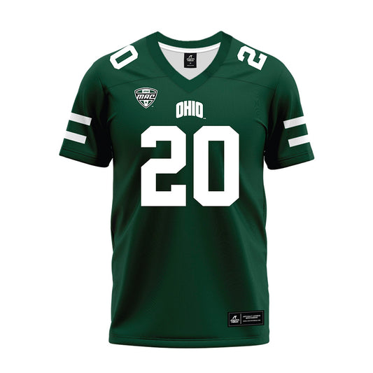 Ohio - NCAA Football : Rashad Perry - MAC Green Premium Football Jersey-0