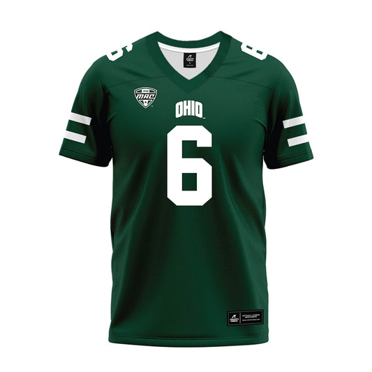 Ohio - NCAA Football : Duncan Brune - MAC Green Premium Football Jersey-0
