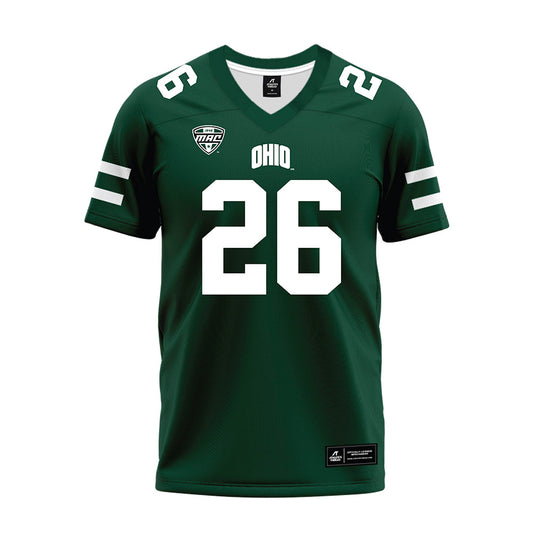 Ohio - NCAA Football : Tyson Long - MAC Green Premium Football Jersey-0