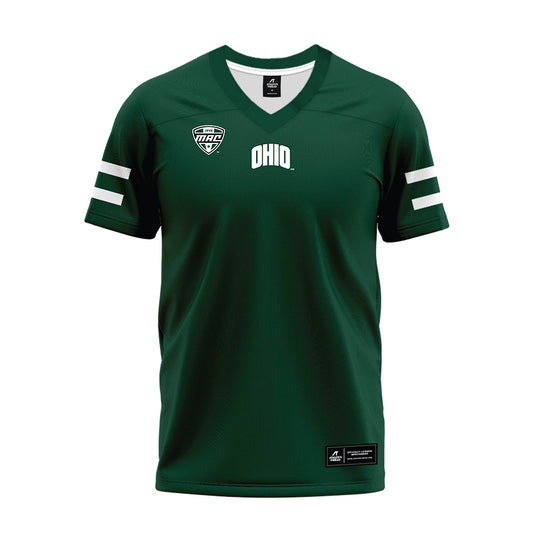 Ohio - NCAA Football : Will Hryszko - MAC Green Premium Football Jersey-0
