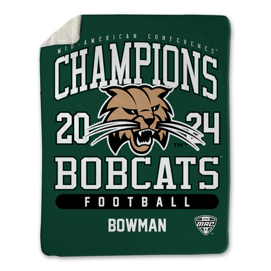 Ohio - NCAA Football : Preston Bowman - MAC Blanket-0
