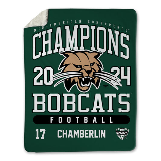 Ohio - NCAA Football : Caleb Chamberlin - MAC Blanket-0