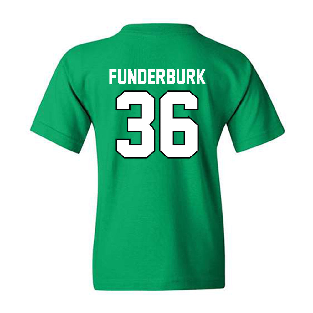 Marshall - NCAA Football : Cole Funderburk - SBC Champions Youth T-Shirt-1