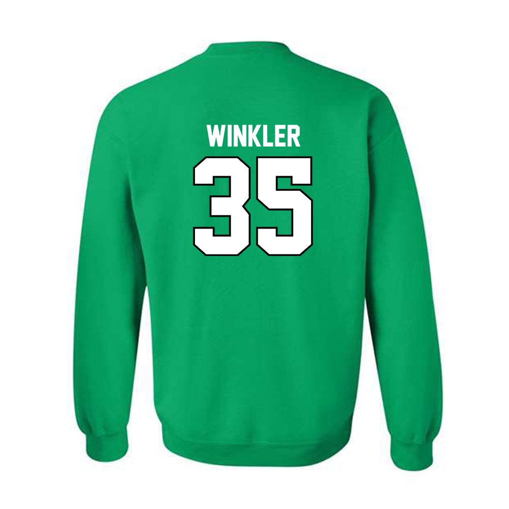 Marshall - NCAA Football : Riley Winkler - SBC Champions Crewneck Sweatshirt-1