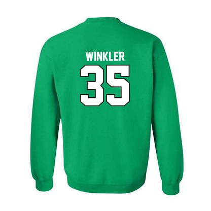 Marshall - NCAA Football : Riley Winkler - SBC Champions Crewneck Sweatshirt-1