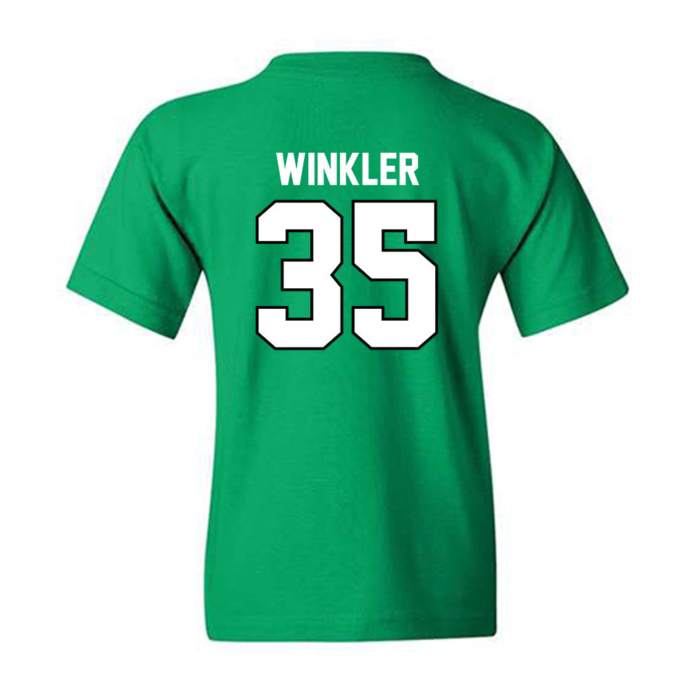Marshall - NCAA Football : Riley Winkler - SBC Champions Youth T-Shirt-1