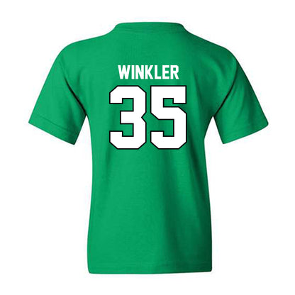 Marshall - NCAA Football : Riley Winkler - SBC Champions Youth T-Shirt-1