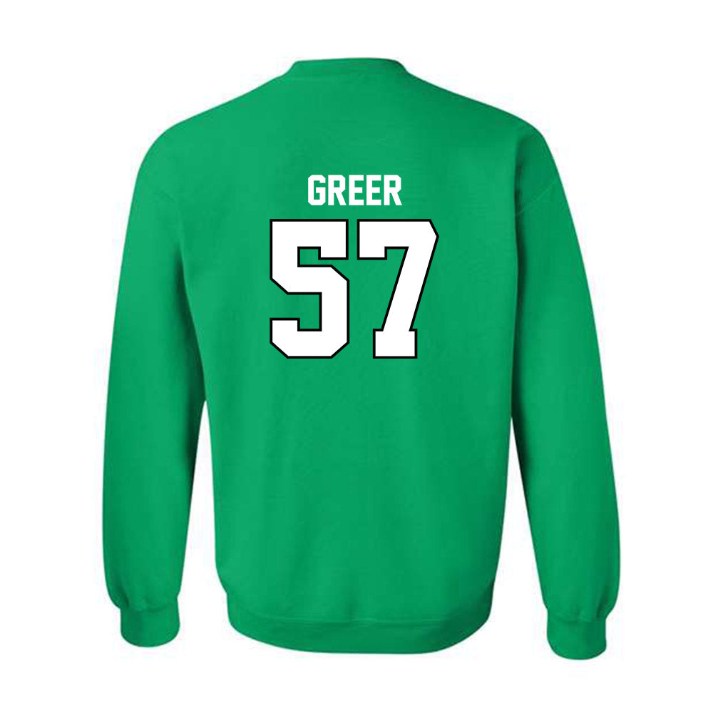 Marshall - NCAA Football : Logan Greer - SBC Champions Crewneck Sweatshirt-1