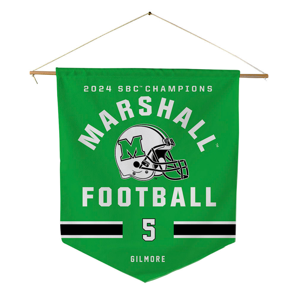 Marshall - NCAA Football : Javae Gilmore - SBC Champions Pennant - 18" x 21"-0