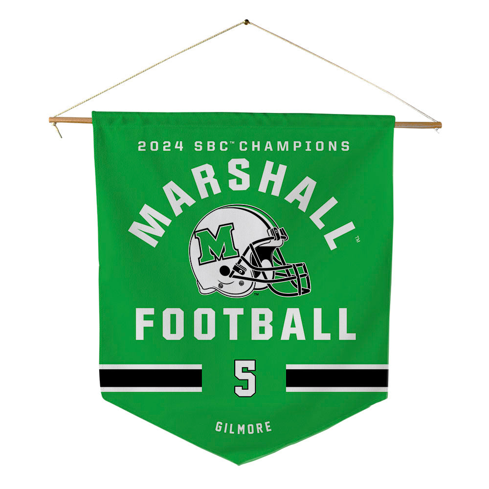 Marshall - NCAA Football : Javae Gilmore - SBC Champions Pennant - 18" x 21"-0