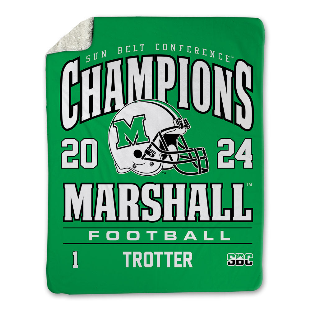 Marshall - NCAA Football : Boogie Trotter - SBC Champions Blanket-0