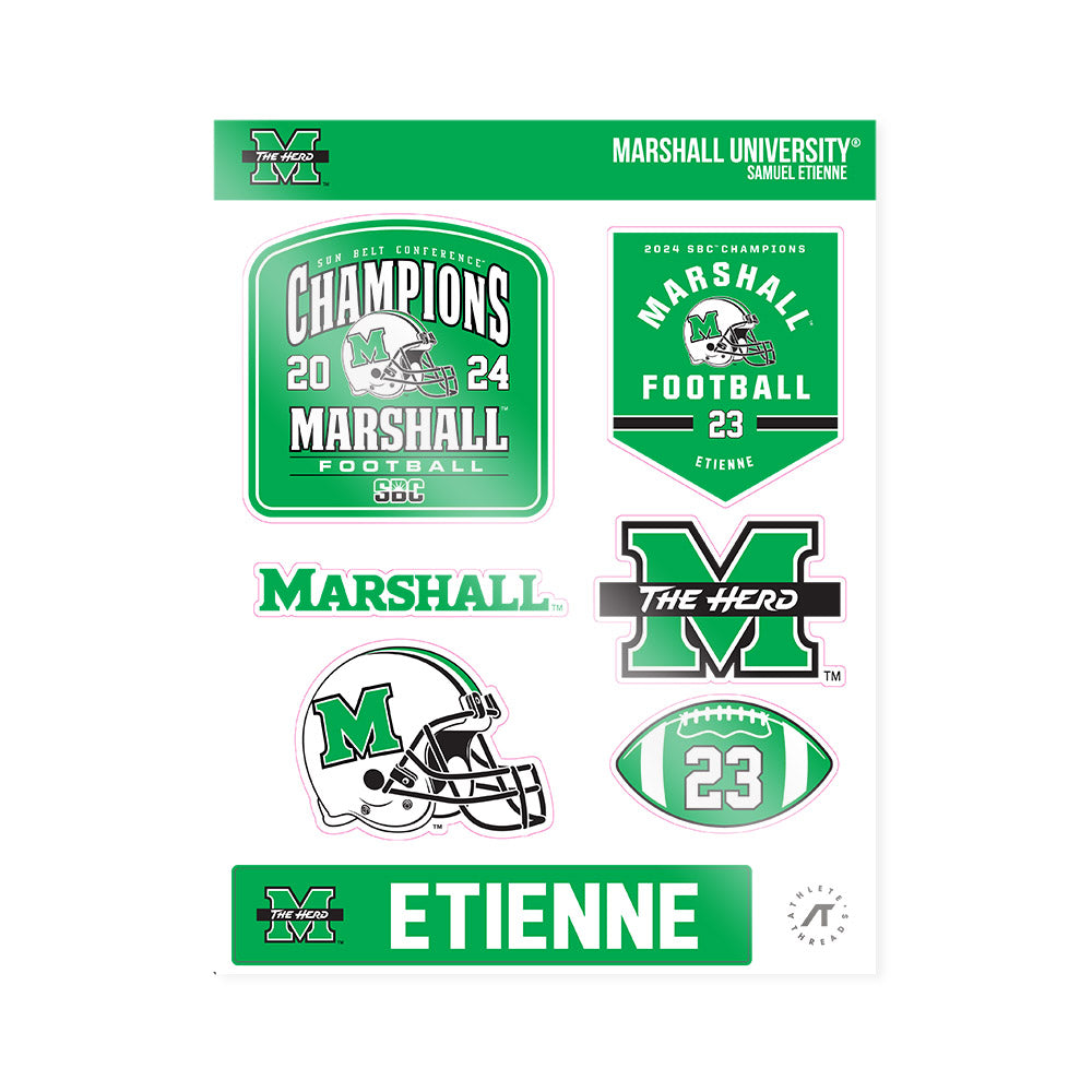 Marshall - NCAA Football : Samuel Etienne - SBC Champions Sticker Sheet-0