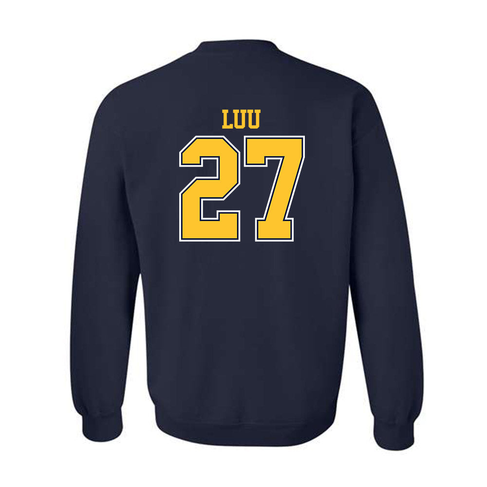 UCI - NCAA Baseball : Brandon Luu - Classic Shersey Crewneck Sweatshirt-1