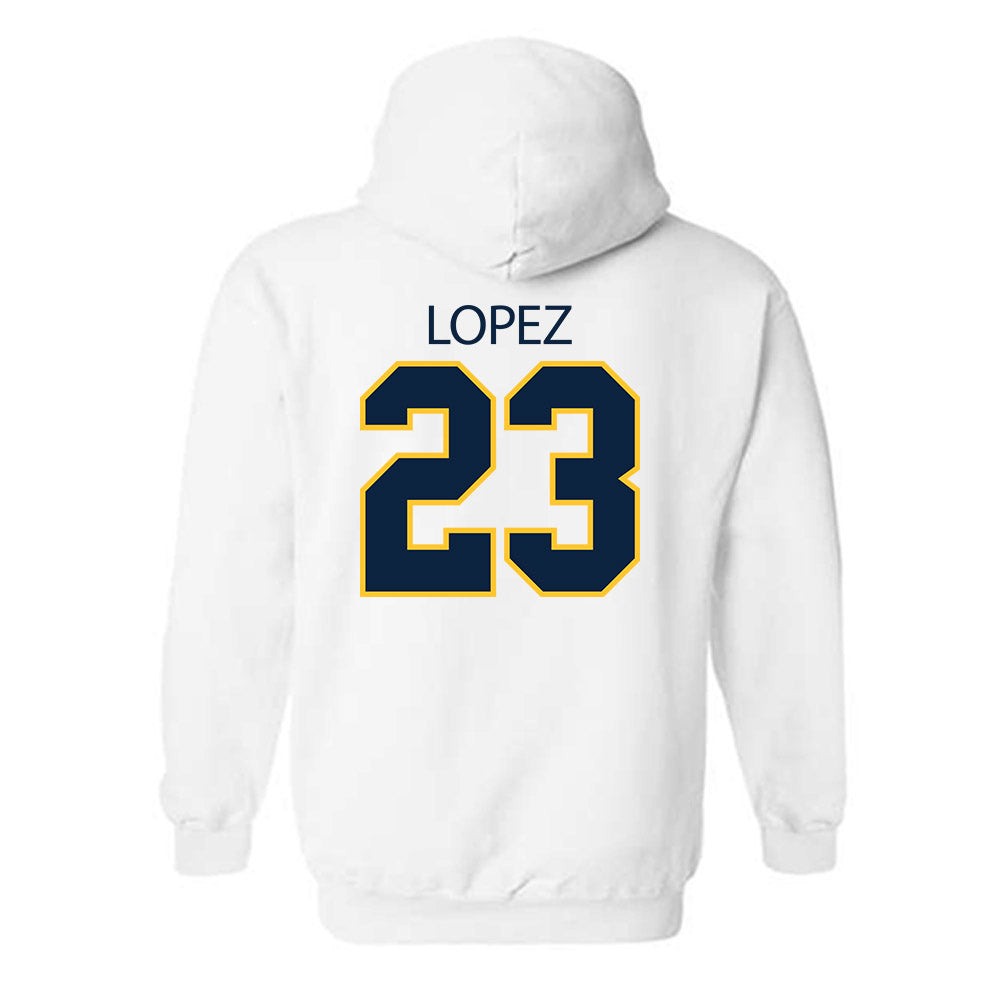 UCI - NCAA Men's Soccer : Darwin Lopez - Classic Shersey Hooded Sweatshirt-1