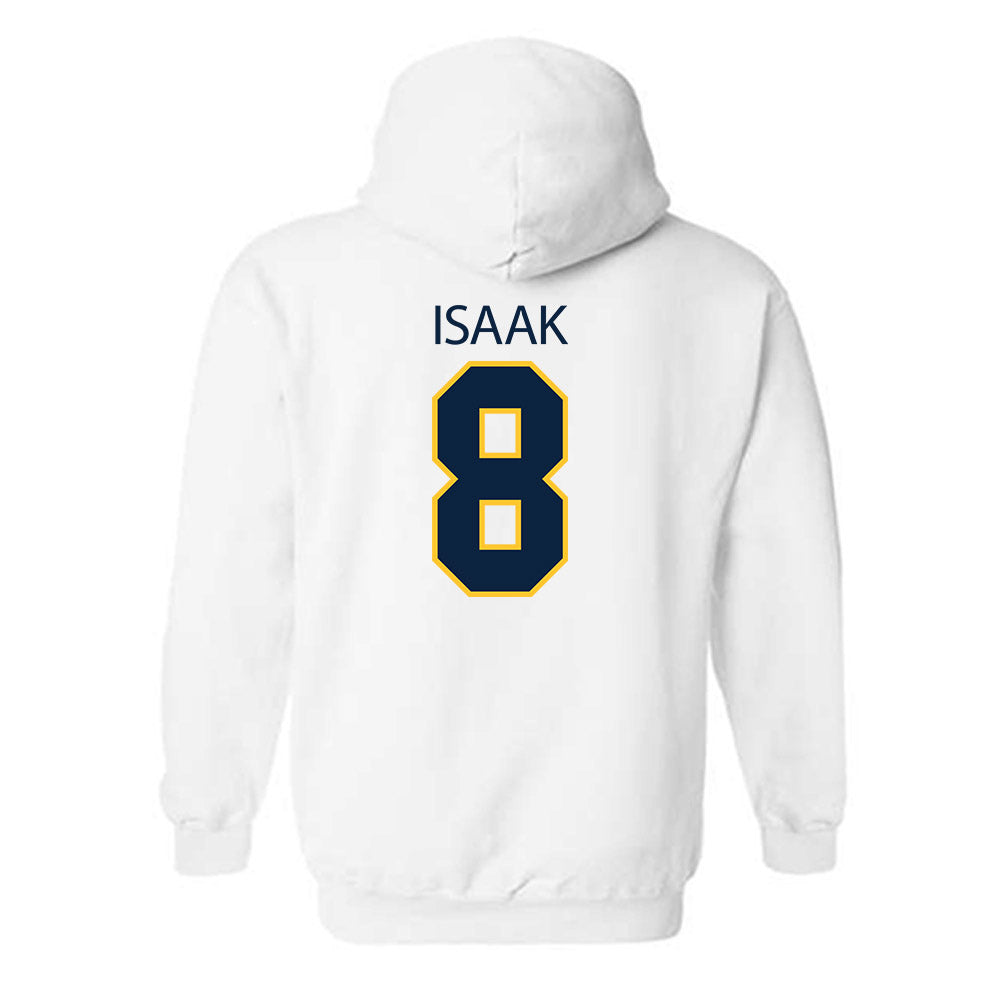 UCI - NCAA Men's Basketball : Luke Isaak - Classic Shersey Hooded Sweatshirt-1