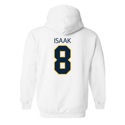 UCI - NCAA Men's Basketball : Luke Isaak - Classic Shersey Hooded Sweatshirt-1