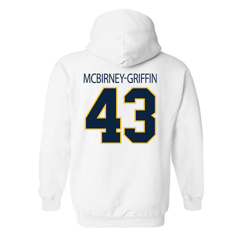 UCI - NCAA Men's Basketball : Akiva McBirney-Griffin - Classic Shersey Hooded Sweatshirt-1