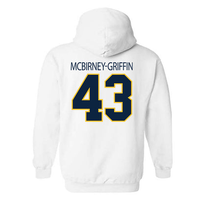 UCI - NCAA Men's Basketball : Akiva McBirney-Griffin - Classic Shersey Hooded Sweatshirt-1