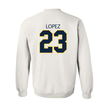 UCI - NCAA Men's Soccer : Darwin Lopez - Classic Shersey Crewneck Sweatshirt-1