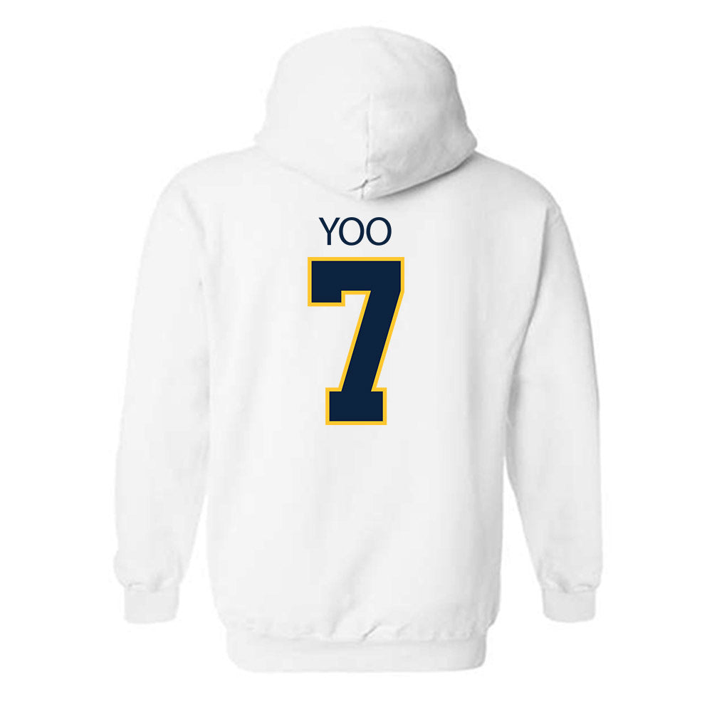 UCI - NCAA Men's Soccer : Hunny Yoo - Classic Shersey Hooded Sweatshirt-1