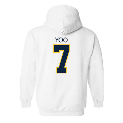 UCI - NCAA Men's Soccer : Hunny Yoo - Classic Shersey Hooded Sweatshirt-1