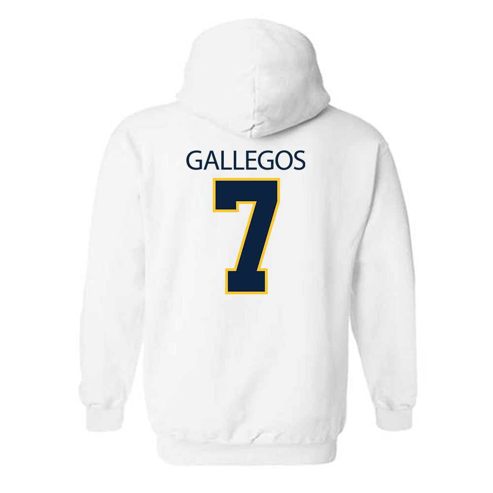 UCI - NCAA Women's Basketball : Gracie Gallegos - Classic Shersey Hooded Sweatshirt-1