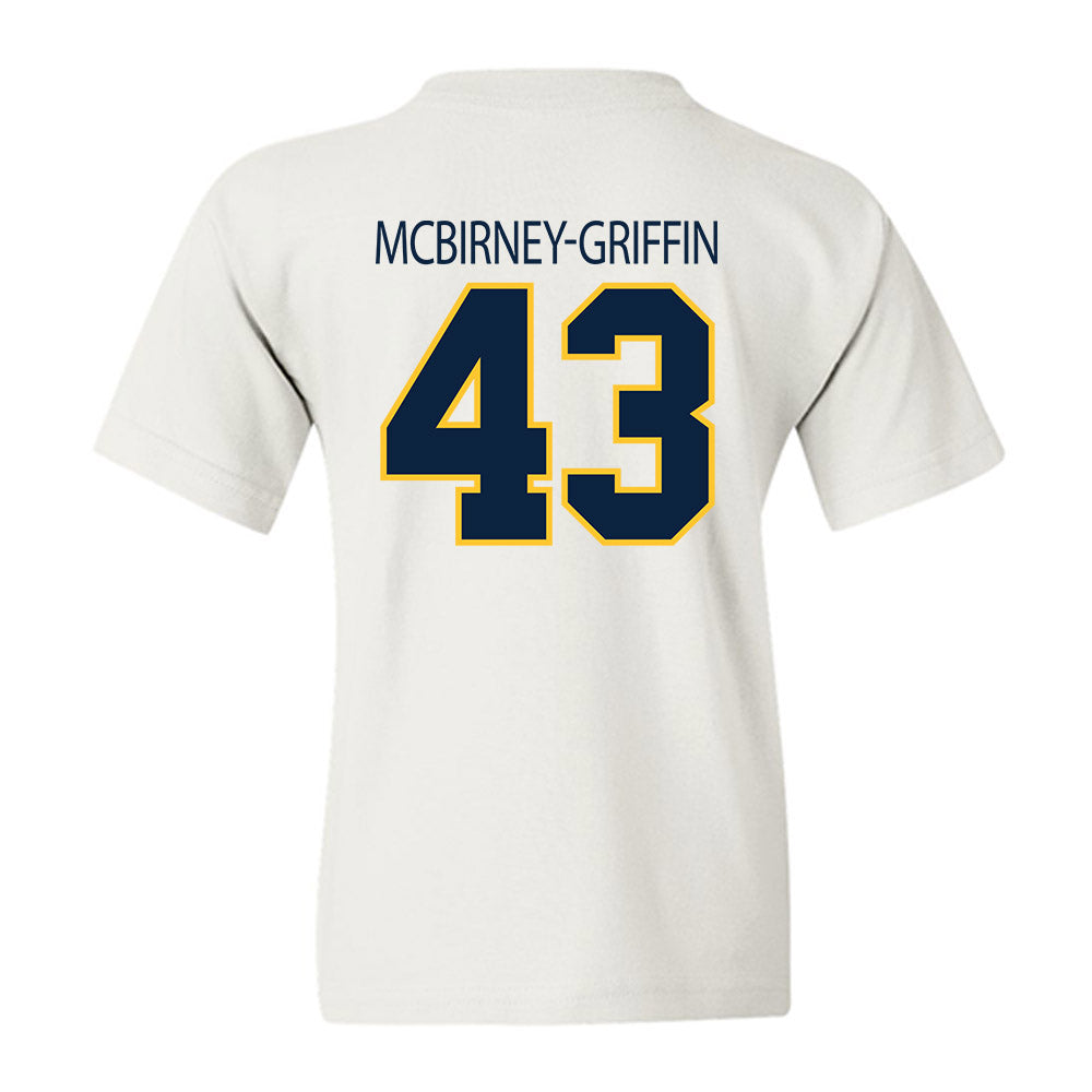 UCI - NCAA Men's Basketball : Akiva McBirney-Griffin - Classic Shersey Youth T-Shirt-1