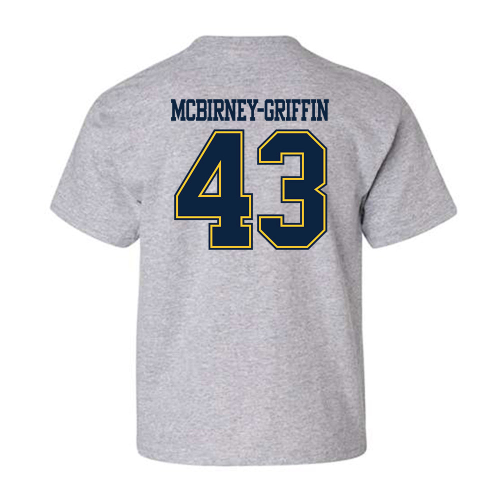 UCI - NCAA Men's Basketball : Akiva McBirney-Griffin - Classic Shersey Youth T-Shirt-1