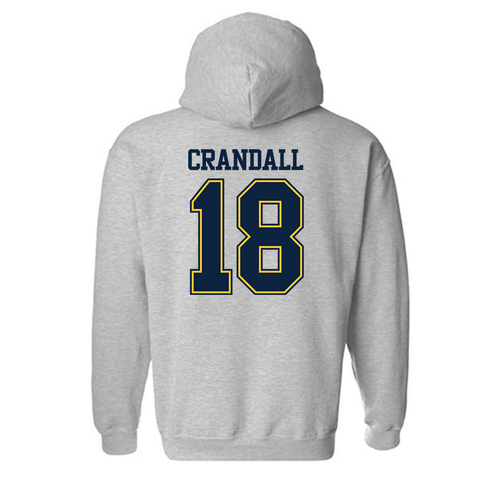 UCI - NCAA Baseball : Zach Crandall - Classic Shersey Hooded Sweatshirt-1