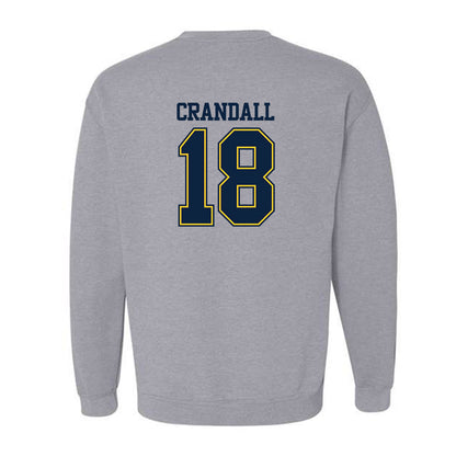UCI - NCAA Baseball : Zach Crandall - Classic Shersey Crewneck Sweatshirt-1