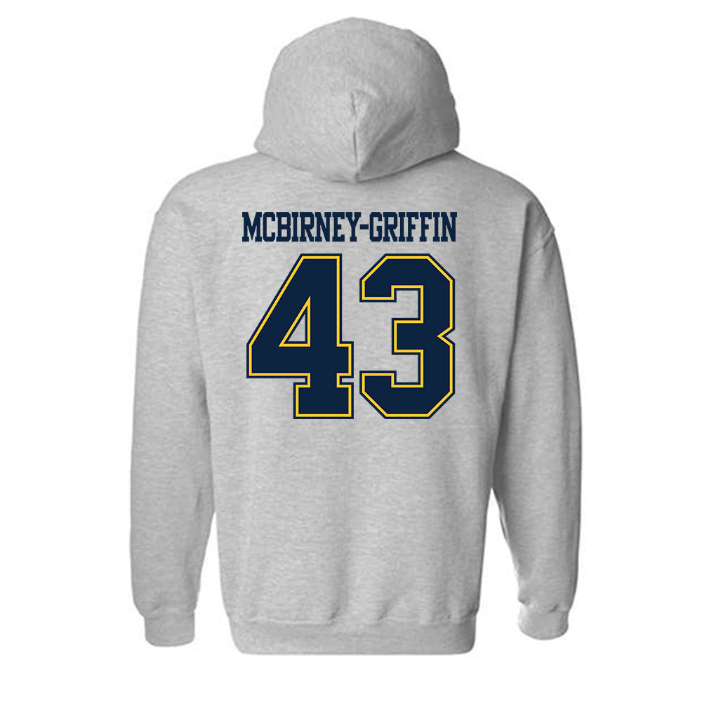 UCI - NCAA Men's Basketball : Akiva McBirney-Griffin - Classic Shersey Hooded Sweatshirt-1