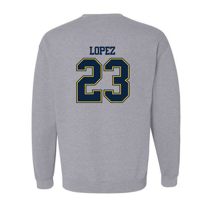 UCI - NCAA Men's Soccer : Darwin Lopez - Classic Shersey Crewneck Sweatshirt-1