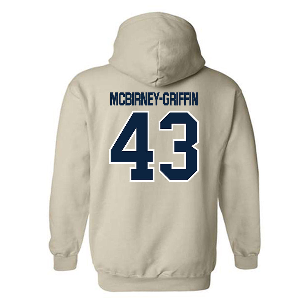UCI - NCAA Men's Basketball : Akiva McBirney-Griffin - Classic Shersey Hooded Sweatshirt-1