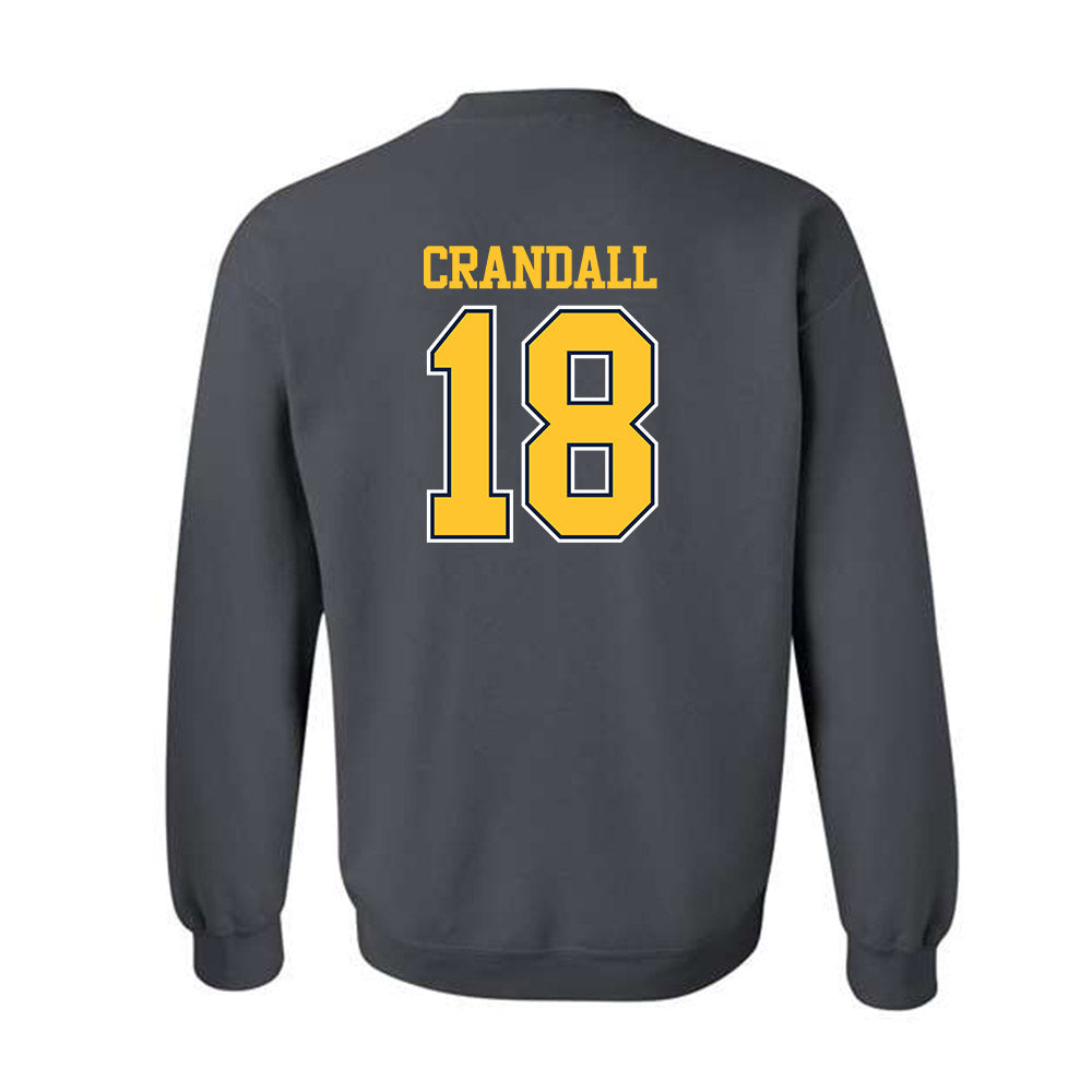 UCI - NCAA Baseball : Zach Crandall - Classic Shersey Crewneck Sweatshirt-1