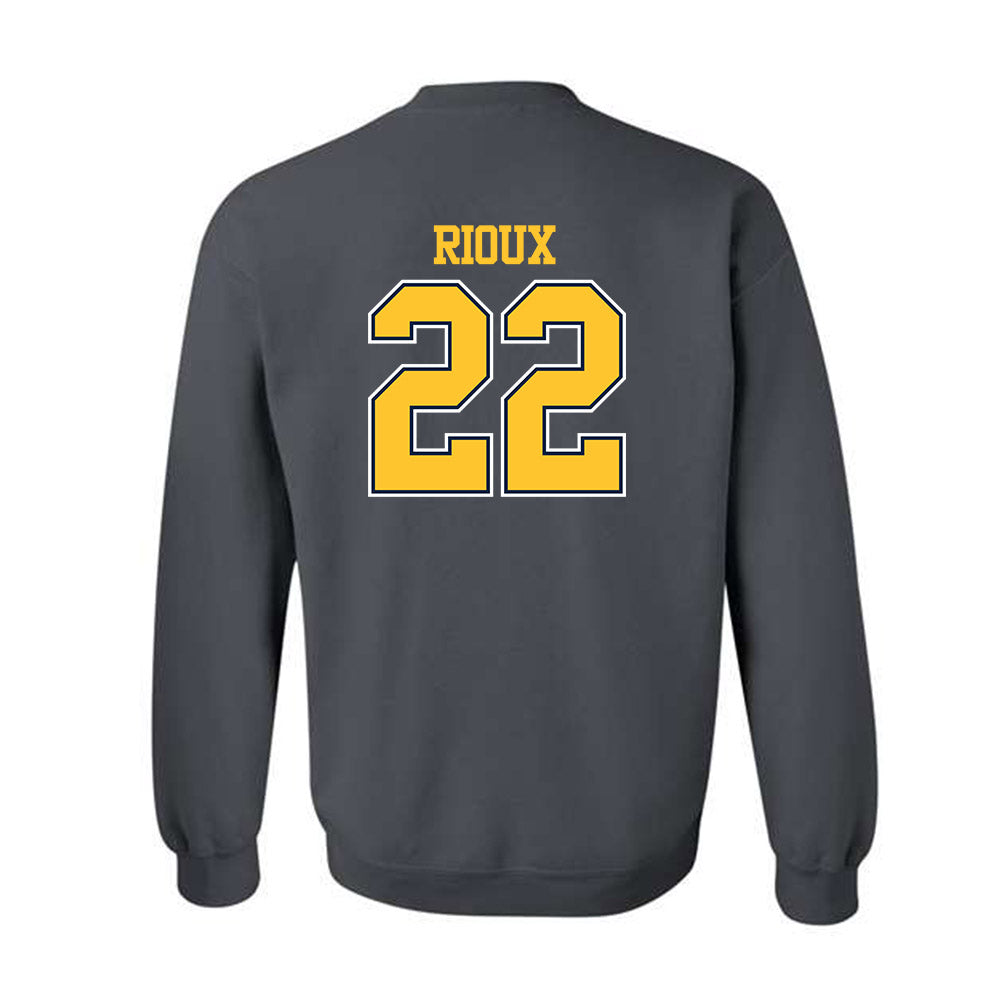 UCI - NCAA Men's Basketball : Olivier Rioux - Classic Shersey Crewneck Sweatshirt-1