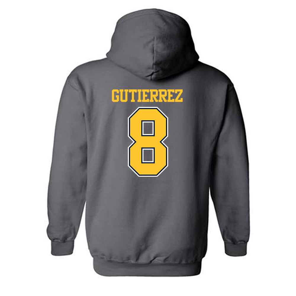 UCI - NCAA Men's Soccer : Isaiahs Gutierrez - Classic Shersey Hooded Sweatshirt-1