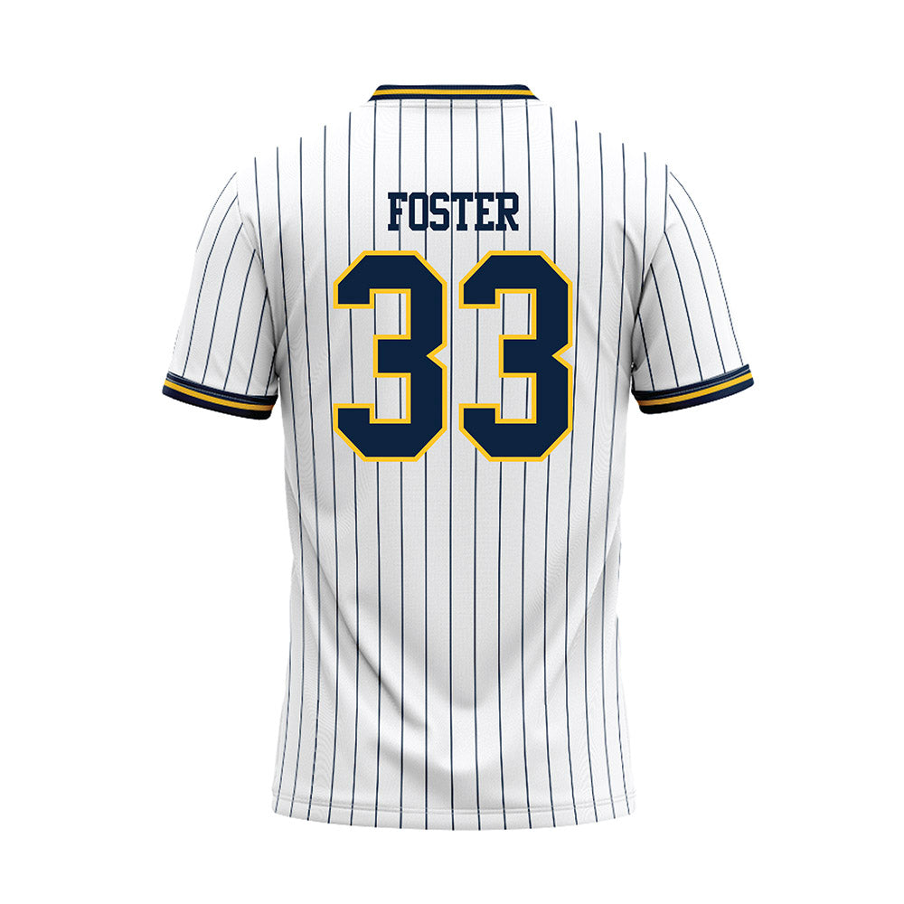 UCI - NCAA Baseball : Tyler Foster - White Baseball Jersey-1